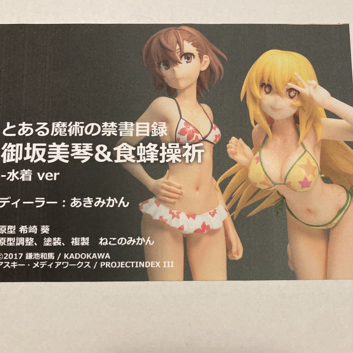 Amazon.co.jp: とある魔術の禁書目録 御坂美琴&食蜂操祈 水着ver 