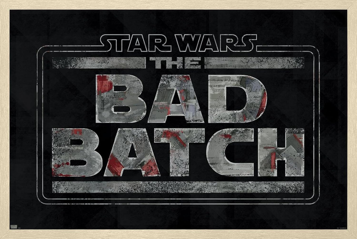 Trends International Star Wars: The Bad Batch - Logo Wall Poster, 34L x 22.4W, Premium Unframed Version