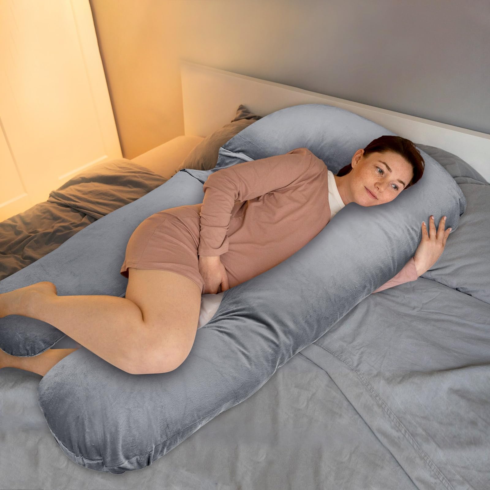 Leachco Pregnancy Pillow Cover BALAPET Satin Pregnancy Pillow