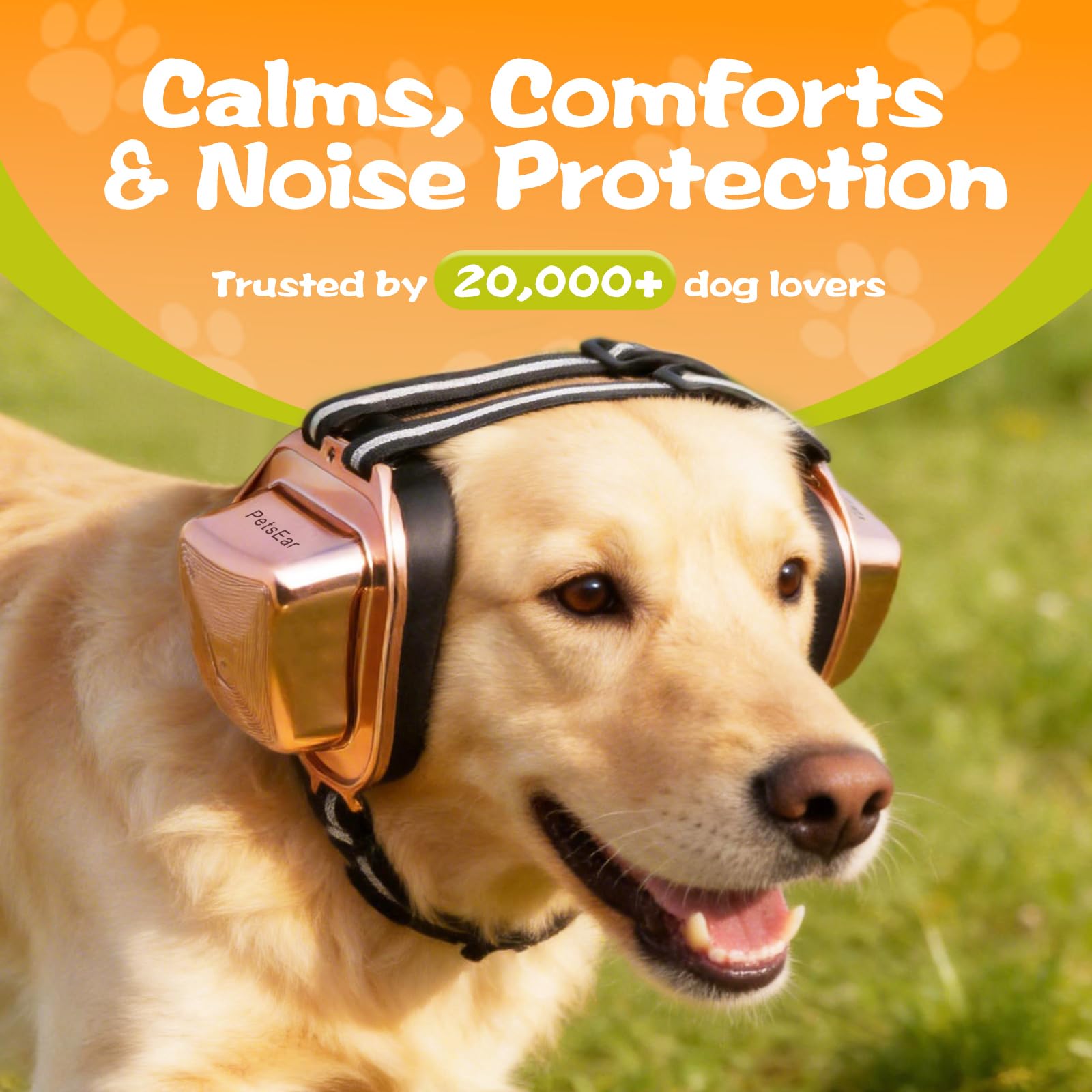 Amazon.co.jp: PetsEar 犬用イヤーマフ ノイズ保護 - 29dB NRR - 不安