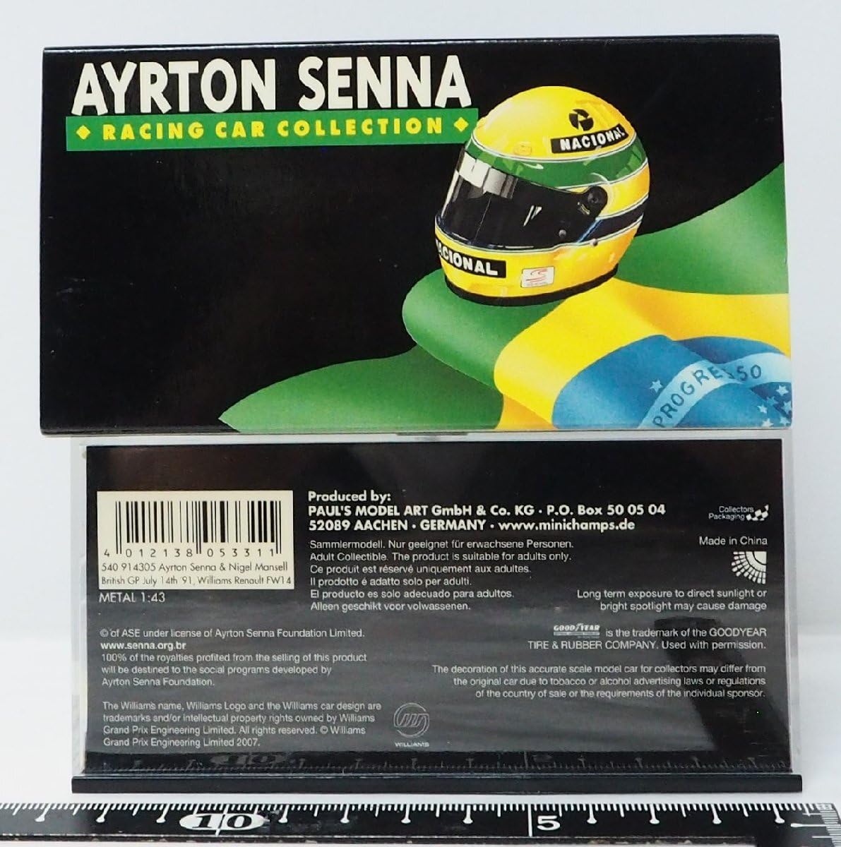 Amazon.co.jp: CHAMPアイルトンセナ Williams Renault FW14 Ayrton