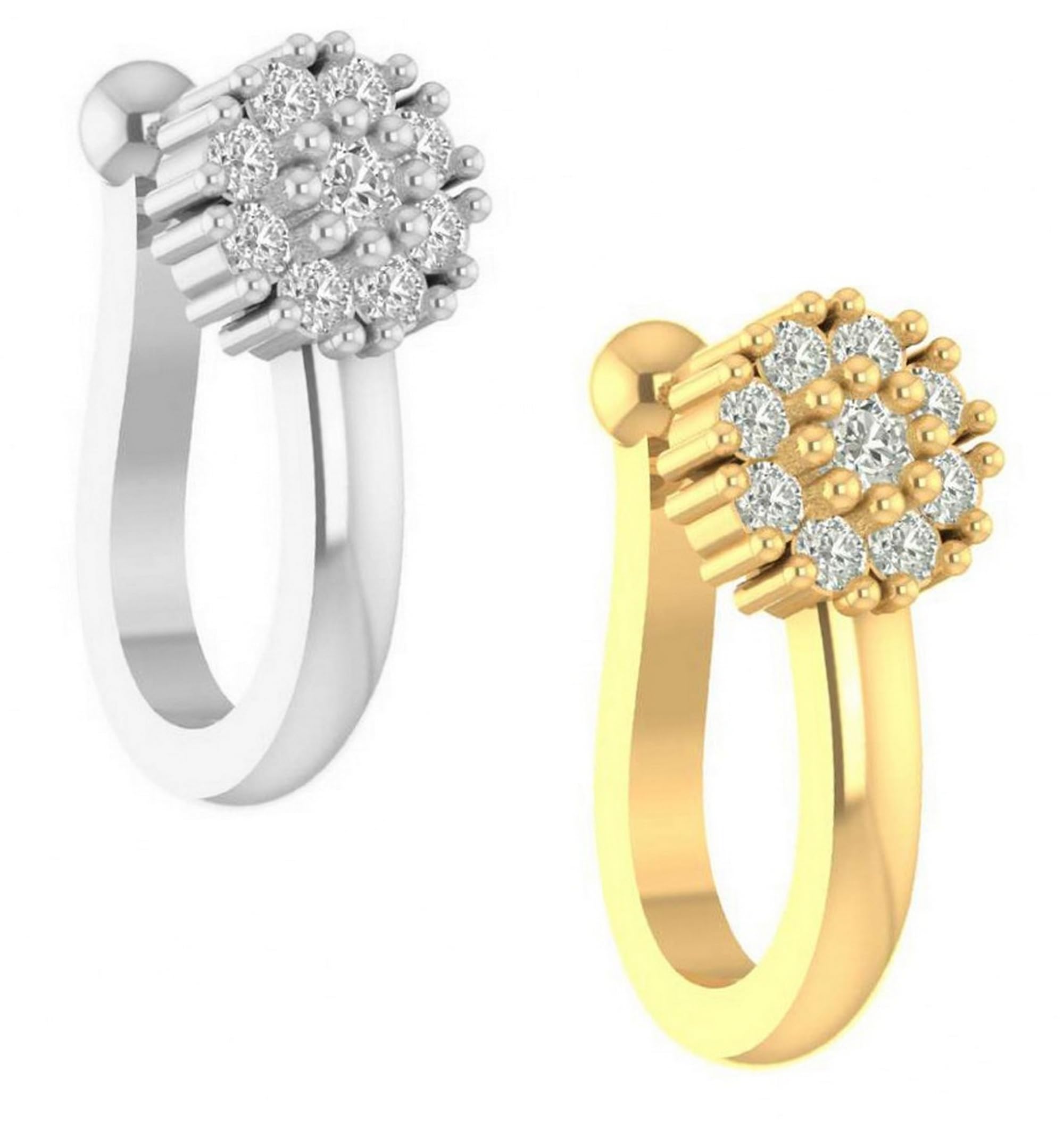 See full amazon price history chart for VAMA FASHIONS Clip on Nose Ring Without non Piercing Pressing Type Nose Pins Stud for Women - Combo 2pcs Gold & Silver (Without piercing nose pin) VAMA FASHIONS Clip on Nose Ring Without non Piercing Pressing Type Nose Pins Stud for Women - Combo 2pcs Gold & Silver (Without piercing nose pin) (B0CRZ8Z75V) Amazon Price History, Amazon Price Tracker