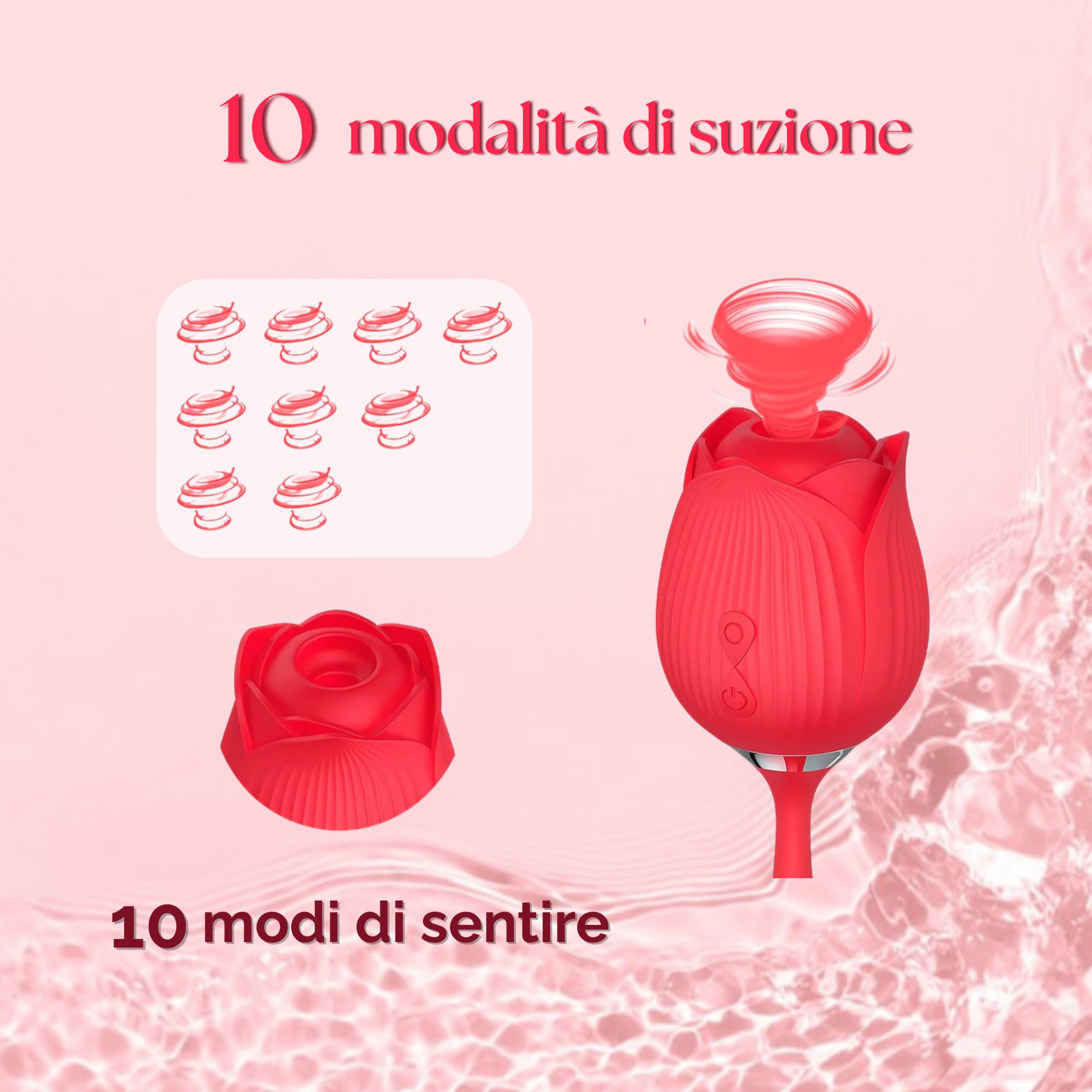 Vibratoreper Donna Professionale Succhia Clitoride per Donna Stimolatore Clitoride Femminile Sextoysys Coppia Giochi per Adulti Sexy Vibratore Spinta Rose Toy Sex Toys