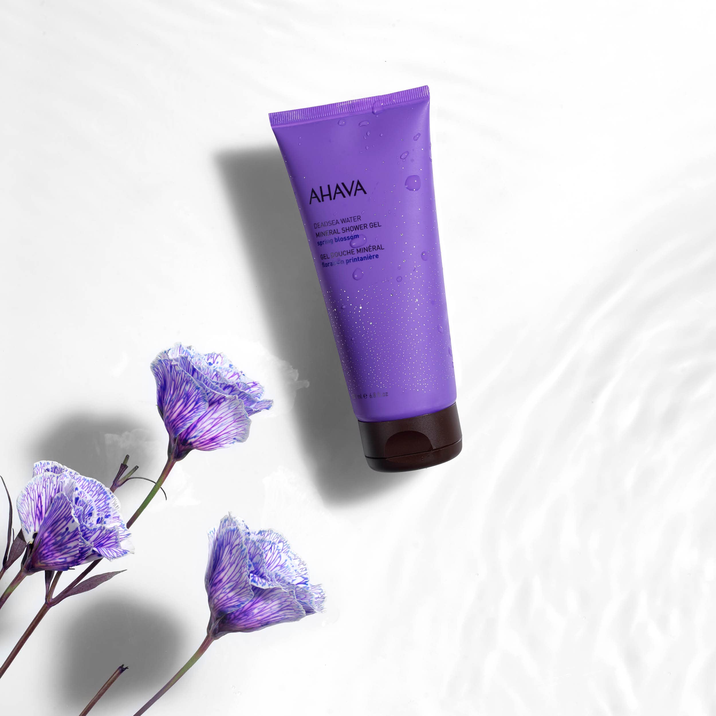 AHAVA Mineral Shower Gel Spring Blossom, 200 ml, 200 ml (Pack of 1) - Image 4
