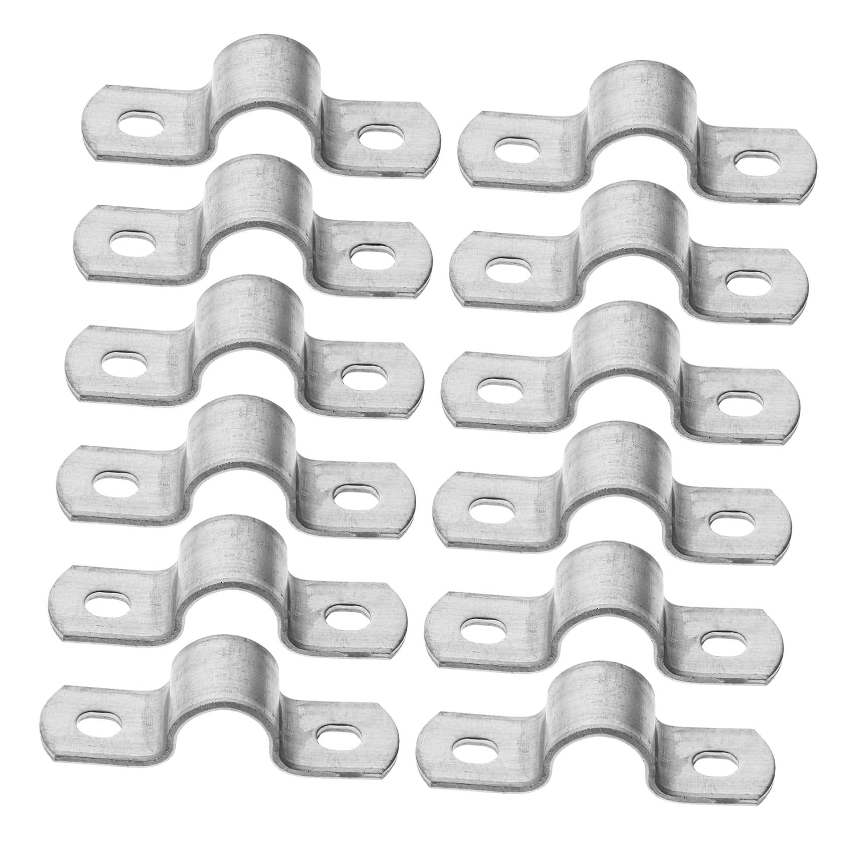 SOLUSTRE 10 Pack Rigid u Brackets Heavy Duty Clamps for Water Hose Mounting Universal Fit