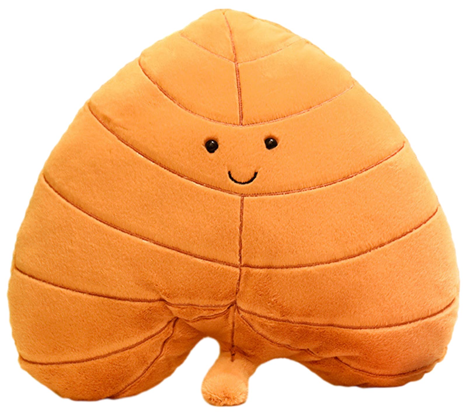 Soft Plush Heart-Shaped Leaf Pillow Stuffed Heart-Shaped Leaf Animal Plush Toy Heart-Shaped Leaf Plushies Home Decor for Lover in Birthday and Holiday, 16 Inch