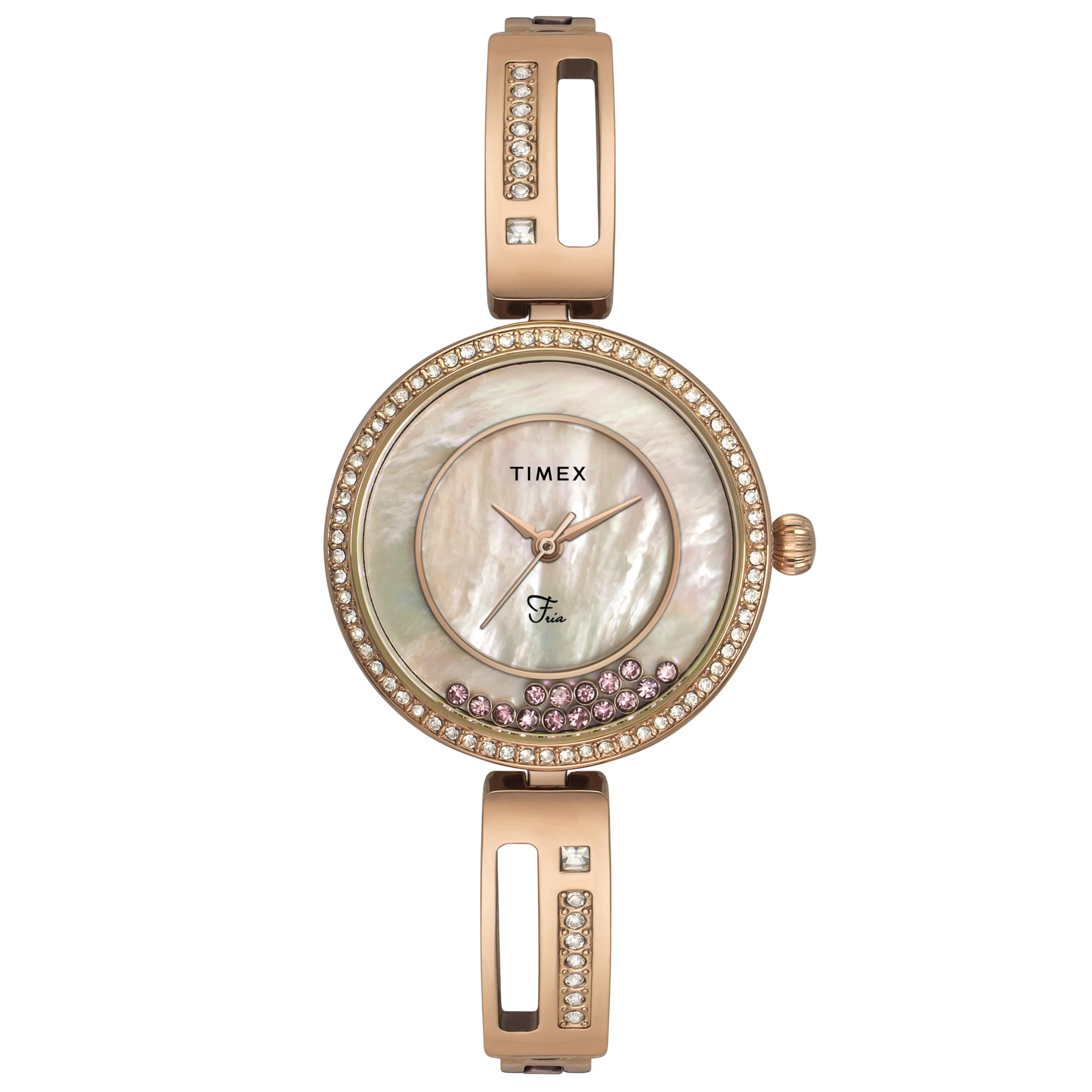 TIMEX Brass Analog Pink Dial Women Watch - Twel16501, Bandcolor-Rose Gold (B0BQM2BNYZ) Amazon Price History, Amazon Price Tracker