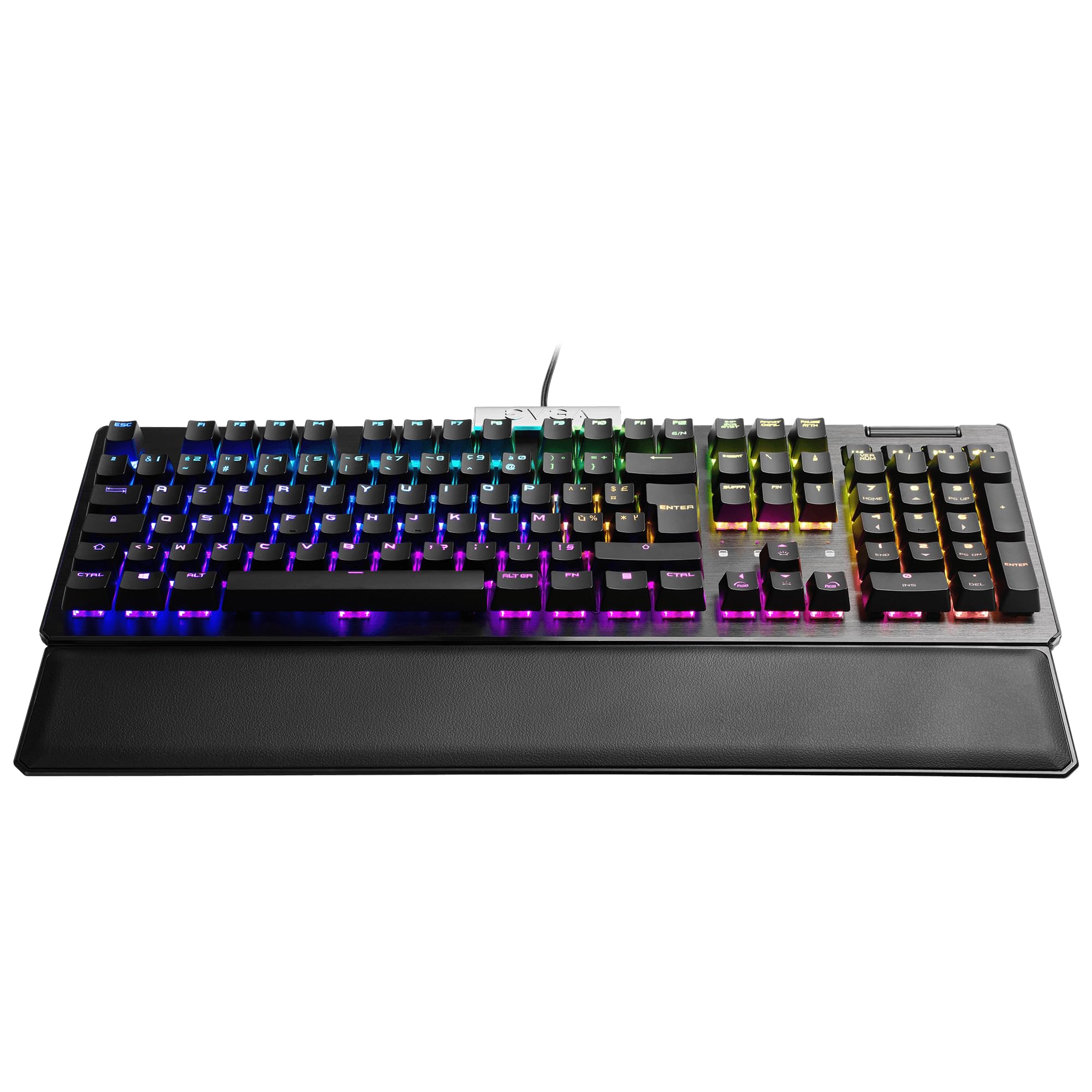 EVGA Z15 RGB-Gaming-Tastatur, RGB-Hintergrundbeleuchtung, Hot-Swap-fähige, mechanische Kailh-Speed-Switches (linear)