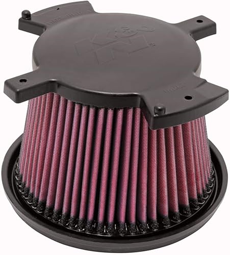 K&N Filtro de aire de motor original de alto flujo: aumenta la potencia y remolque, lavable, Premium: compatible con Chevrolet 2005-2010/GMC