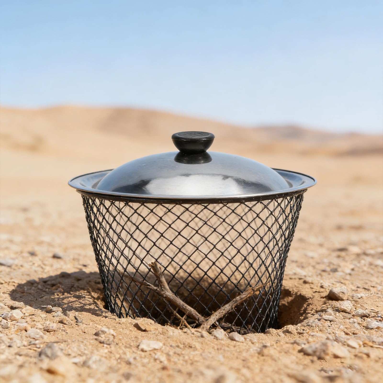 Toyvian 2 Compostadores de Lombrices Metálicos con Tapa para Jardín y Exteriores, Cubo de Basura con Orificios Diseñados y Flujo de Aire Óptimo para Compostaje