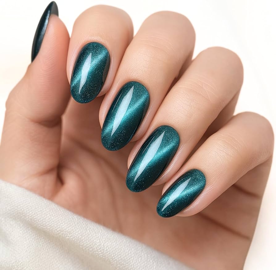 Amazon | COLORBIRD ネイルチップ ショート 24枚 青 ネイル 付け爪