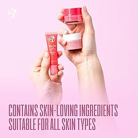 W7 Sweet Dreams Lip Care Gift Set - Overnight Mask, Balm & Scrub - Strawberry