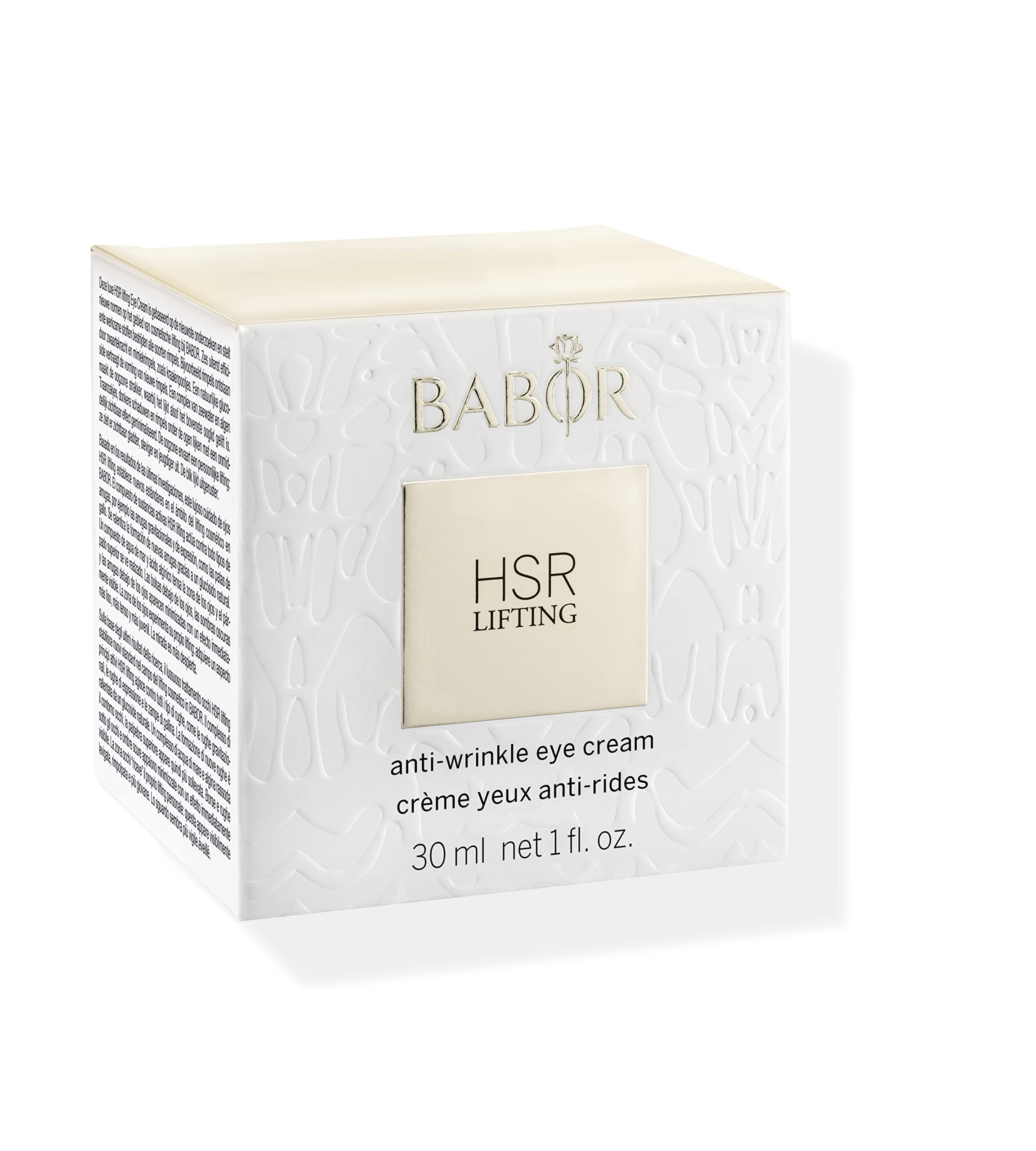 BABOR HSR LIFTING Augencreme gegen Augenringe und Tränensäcke, Glättende Anti-Aging Augenpflege, für jede Haut, Mit Vitamin E und Mandelöl, 1 x 30 ml