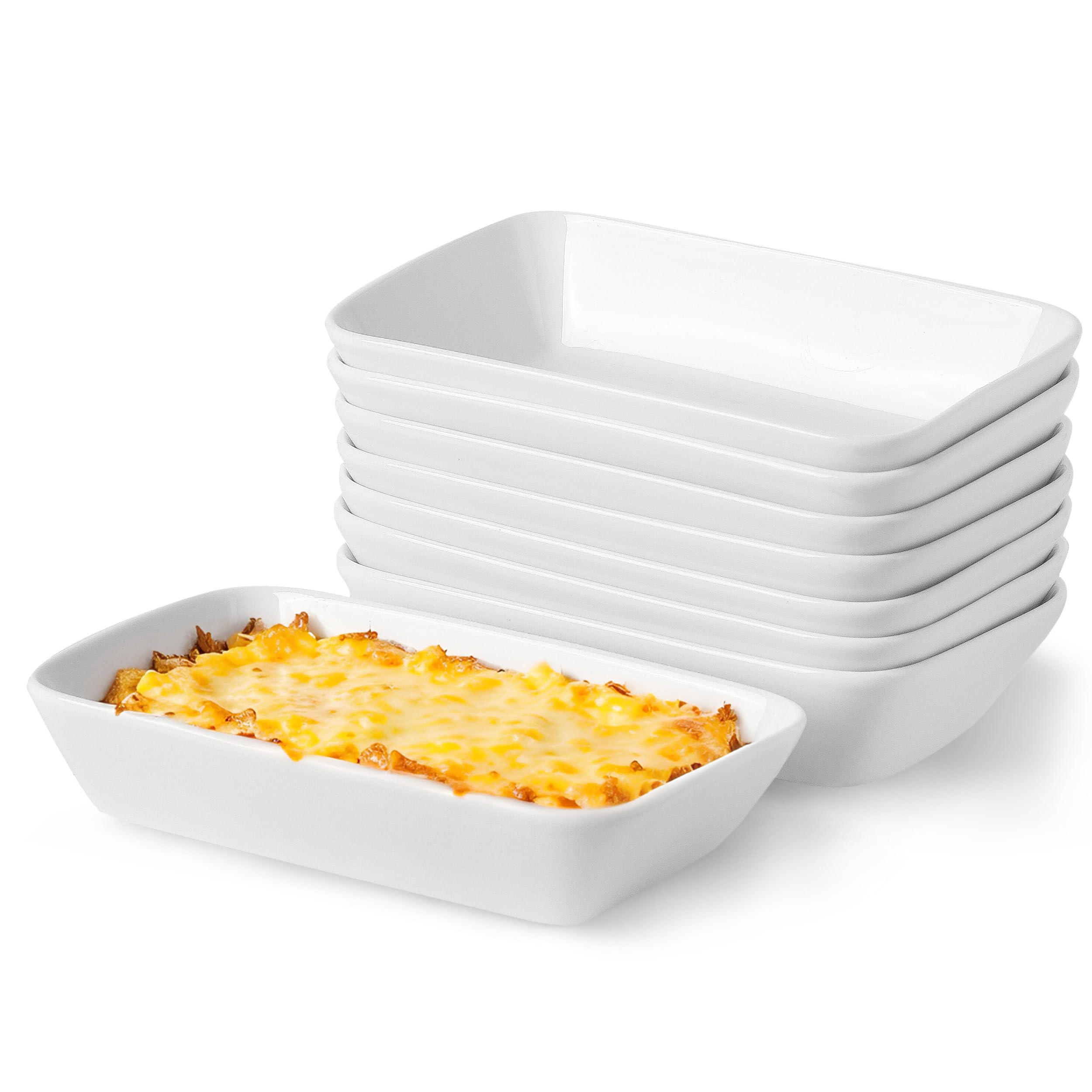 Amazon.com: XINLTC 13.5oz Ceramic Baking Dishes, 7 × 4.3 x 1.5