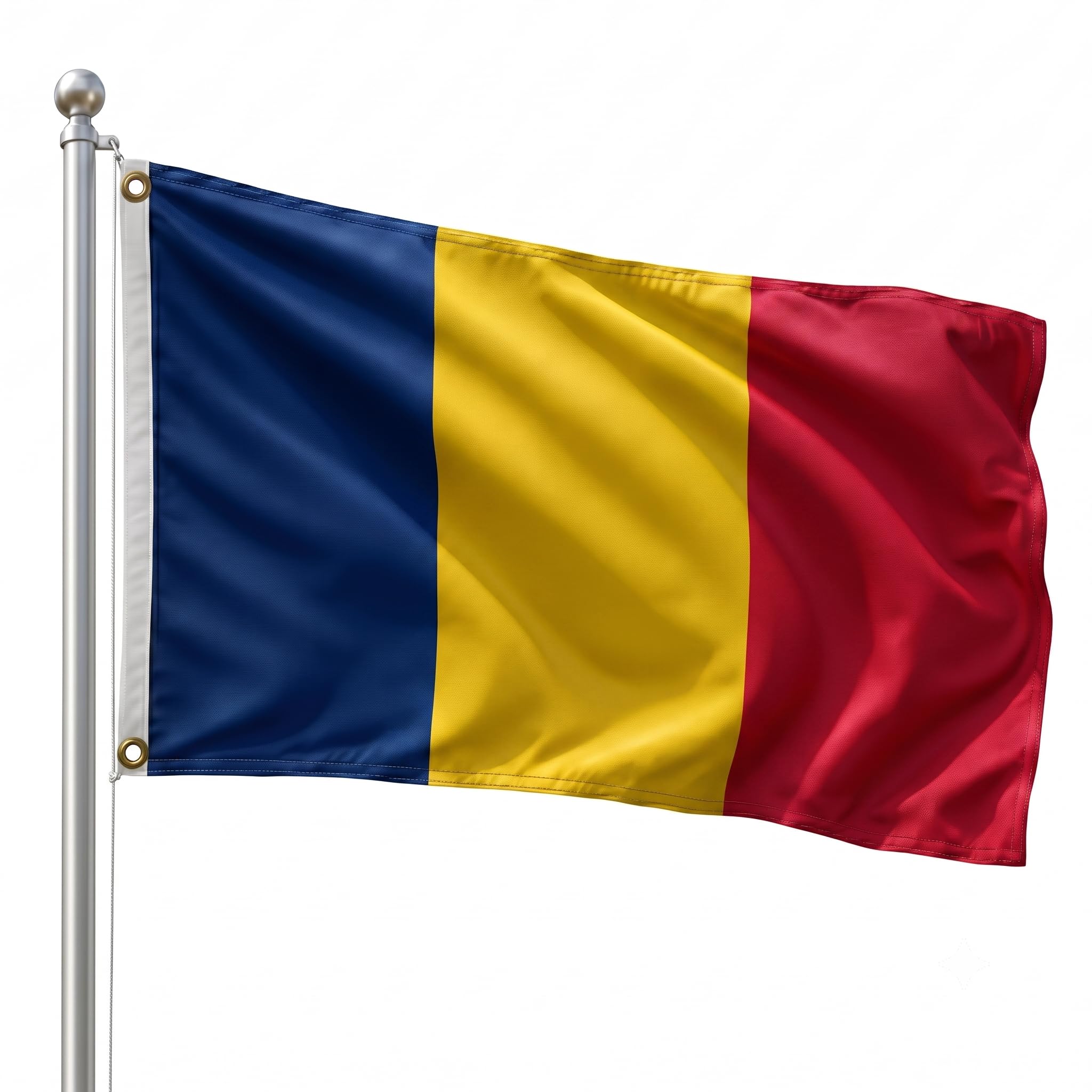 【新品未使用】AREA OF DIAMOND 4 FLAG STOLE Amazon.com : DMSE Chad National Flag, 3ft x 5ft - Fade-Resistant