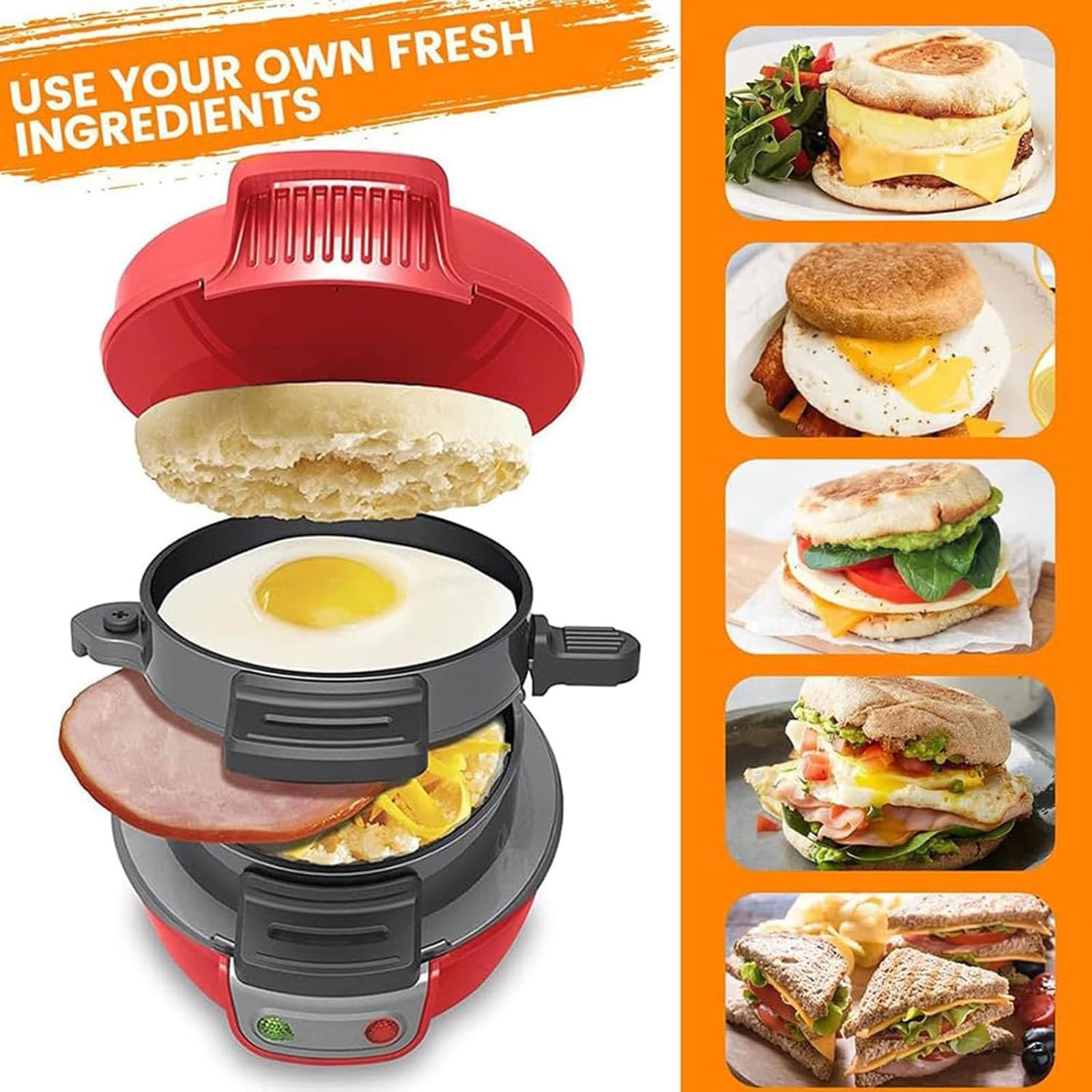 Burger Patty Maker, nieprzywierająca forma do hamburgerów, łatwe do czyszczenia talerze do gotowania, idealna do kanapek z grilla