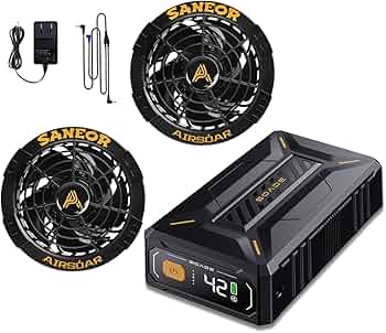 ファン&バッテリーセット42V 40500mAh大容量バッテリー ファン2個 Amazon.co.jp: 【42V超高出力 40500mAh大容量】ファンバッテリー
