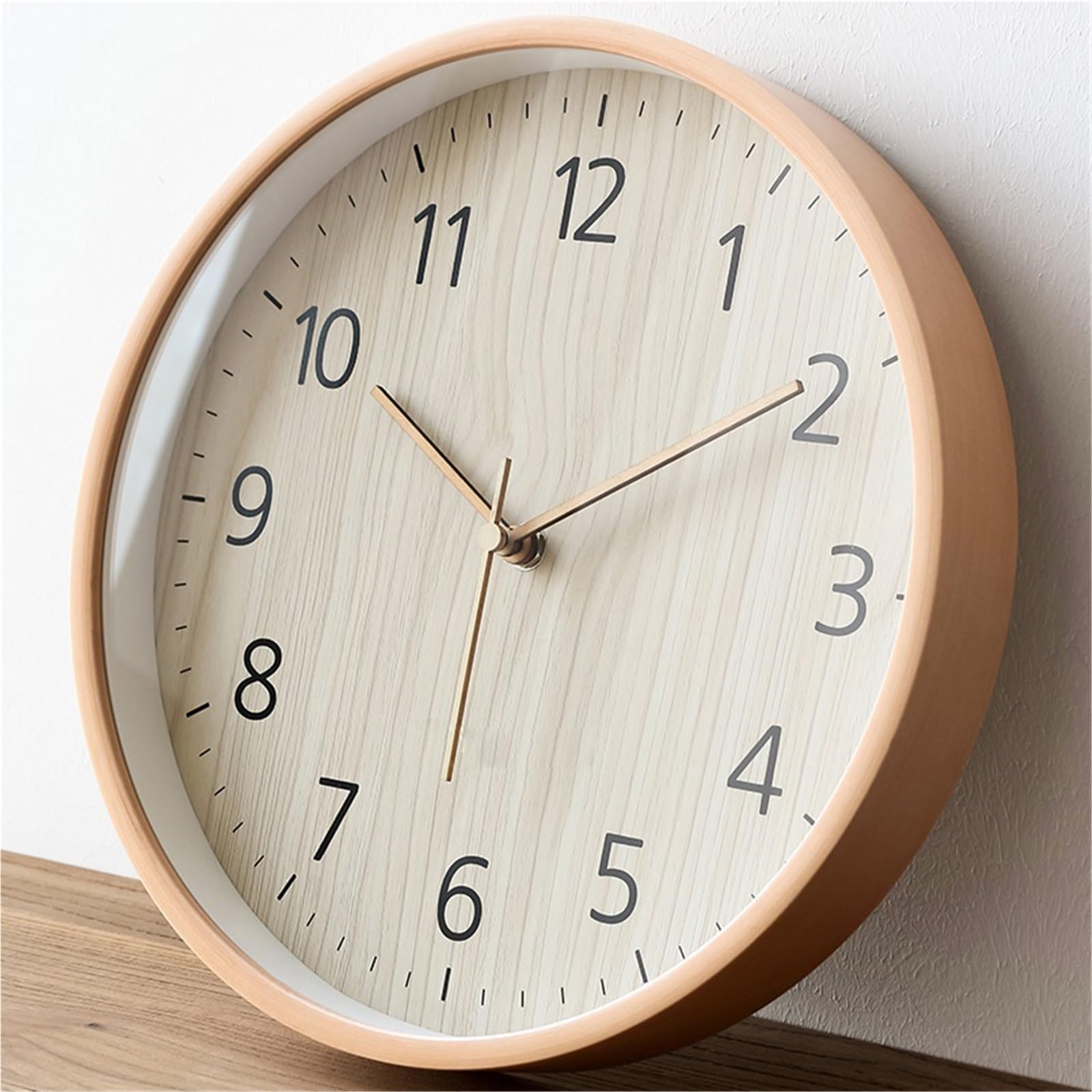 Cucina Orologio da parete rustico in legno, funzionamento silenzioso, alimentato a batteria, versatile arredamento for la casa Decorazioni per interni(12 inches)