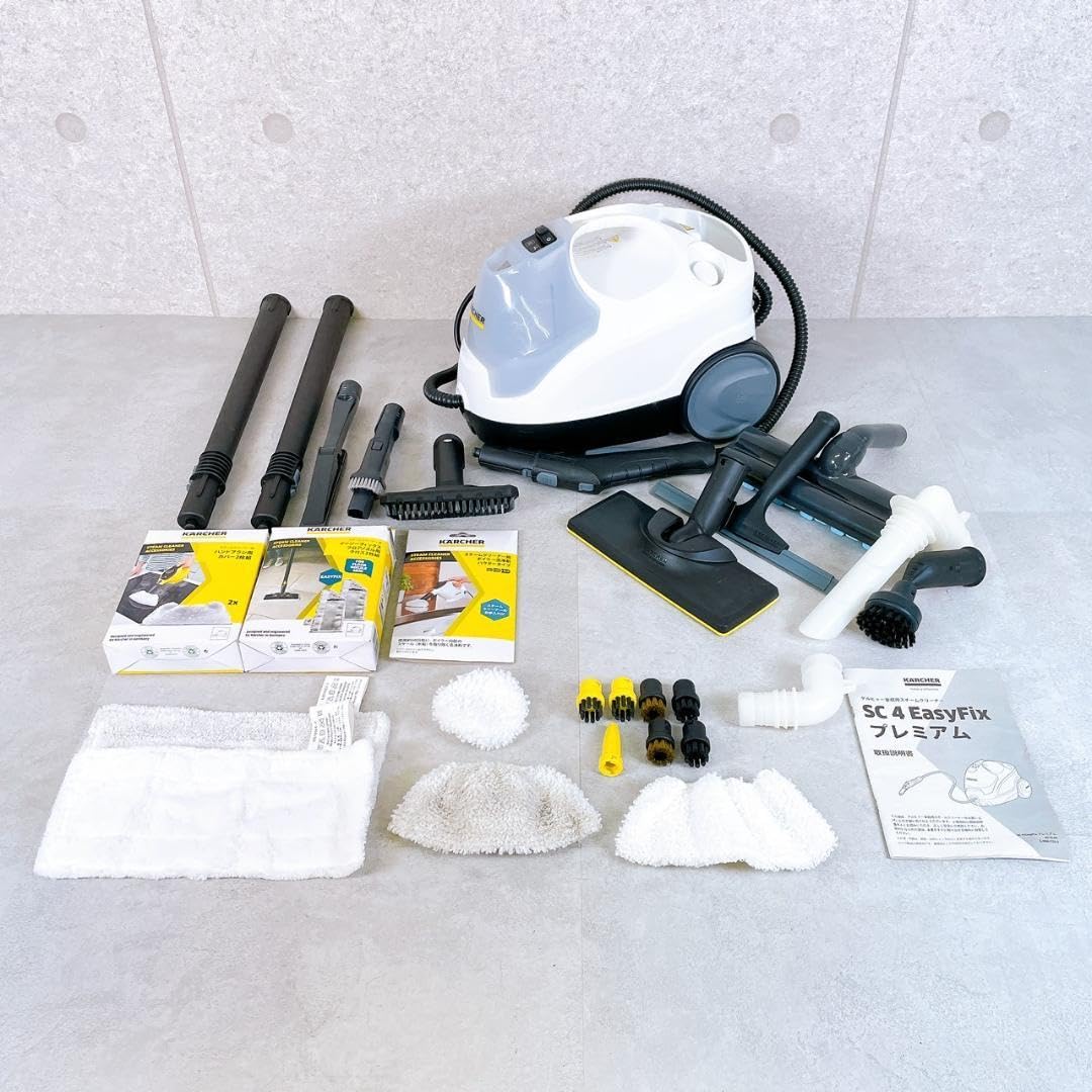 KARCHER ケルヒャー 家庭用 スチームクリーナー SC4 付属品あり Amazon | ケルヒャー SC4 EasyFix(イージーフィックス