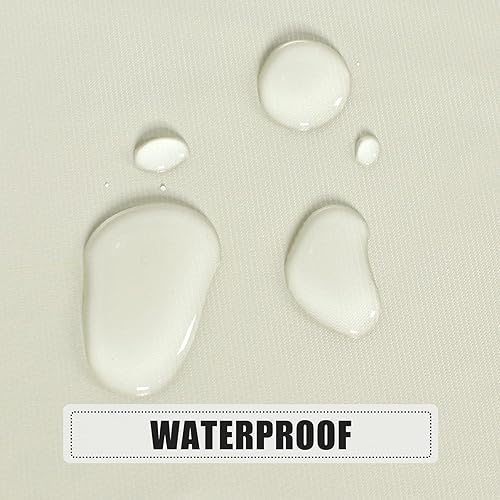 Miniatura 204 de sancua - Mantel rectangular de PVC 100 % impermeable, 54 x 54 pulgadas, vinilo a prueba de aceite, derrames, fácil de limpiar con un paño, para