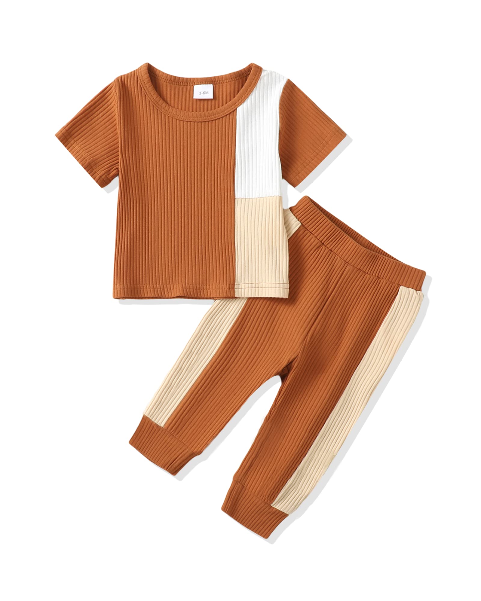 NZRVAWS Baby Boy Clothes Toddler Boy Summer Short Sleeve T-Shirt Long Pants Sets 3 6 12 18 24 Months 2T 3T Infant Boy Outfits