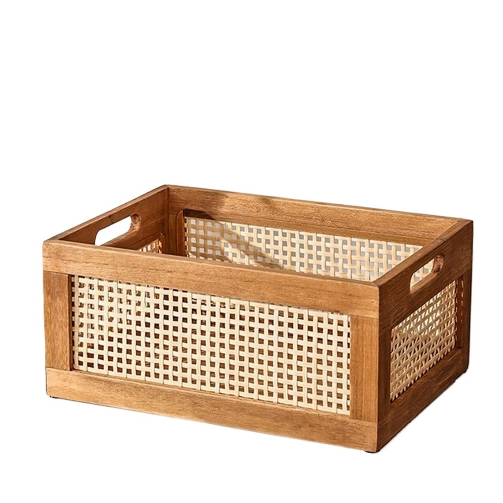 MRKU Folding Laundry Basket Household Storage Hamper Decorative Book Woven For Organizing