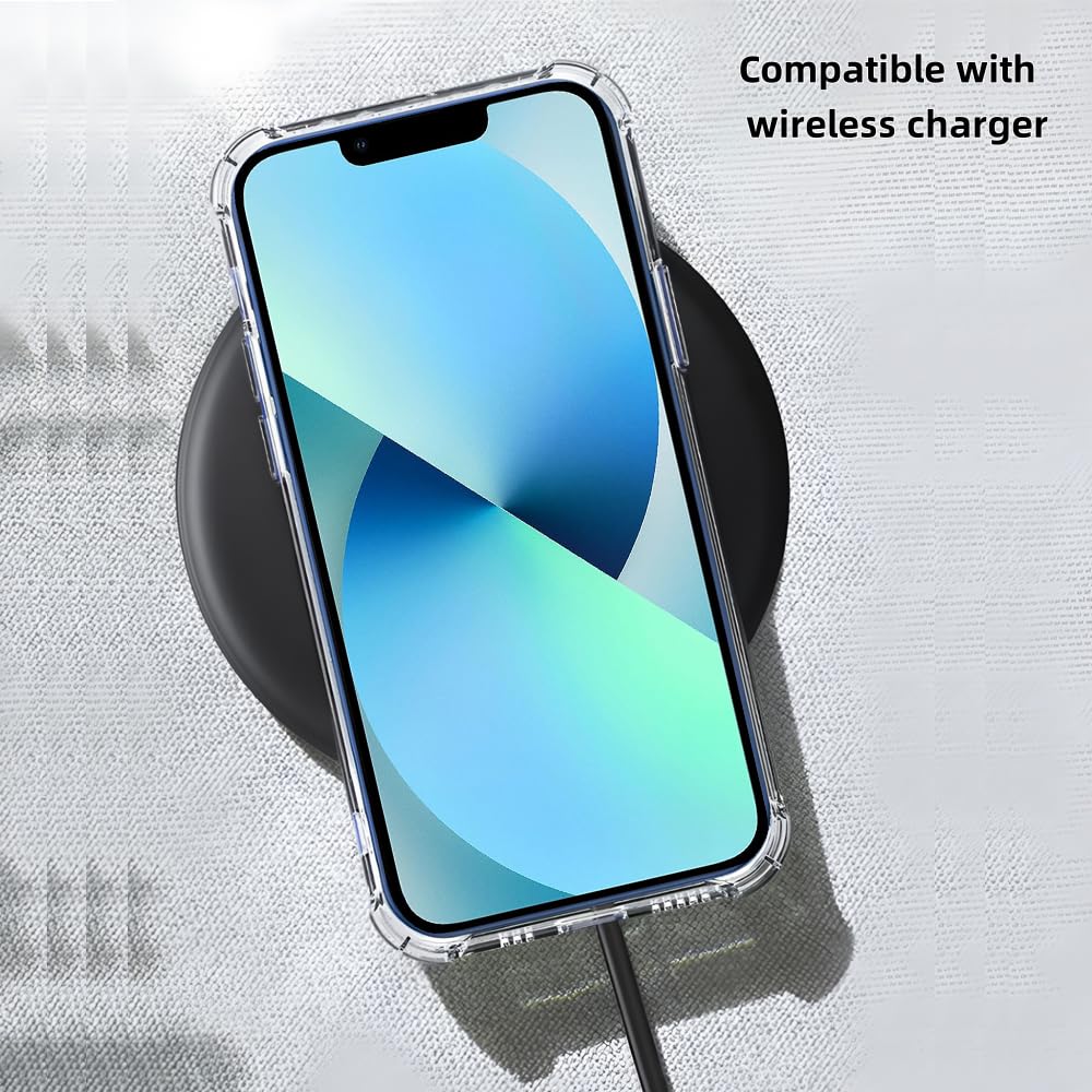 Totill Cover per iPhone 12 Mini + 3 vetro temperato protezione schermo, custodia in silicone TPU morbido, antiurto con angoli rinforzati, protezione chiara. (trasparente