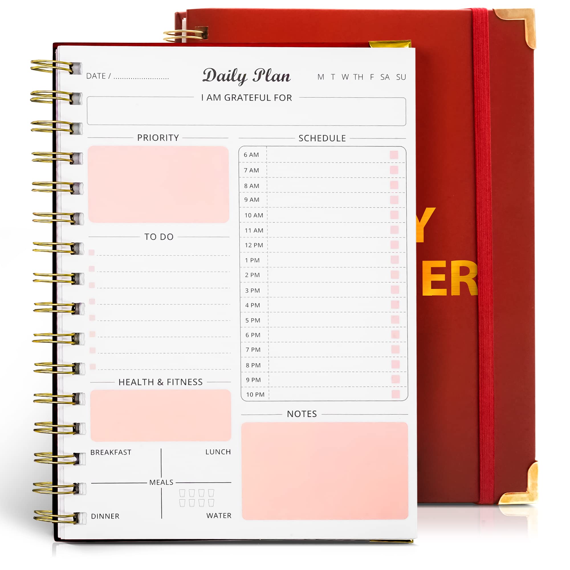 Teremon Daily Planner 2023 Undated ToDo List Notebook for Men & Women 100 GSM PAPER Agenda