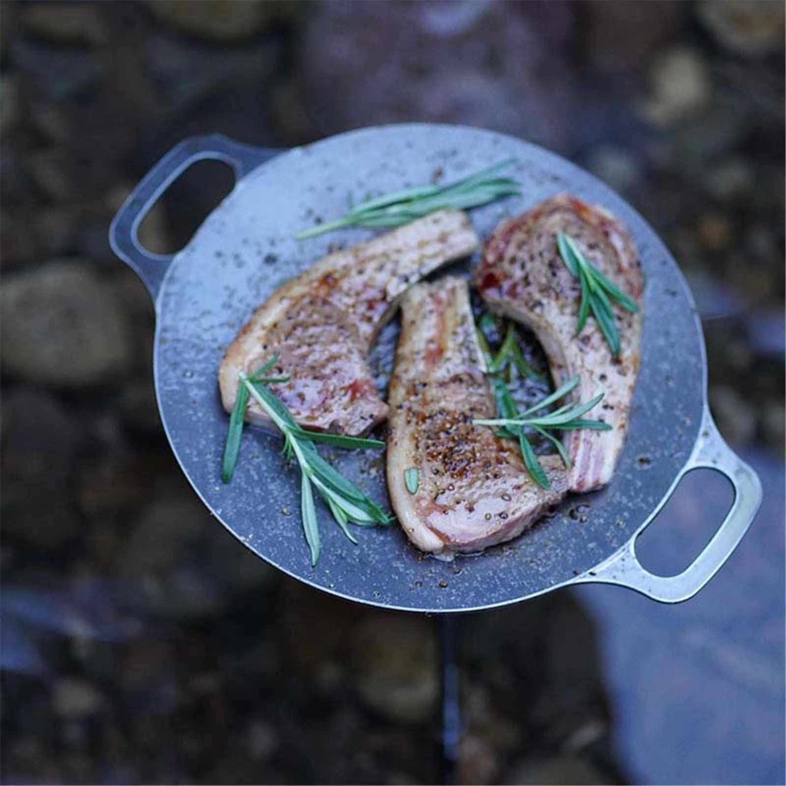 Amazon.co.jp: 鋳鉄製グリルプレート バーベキュープレート