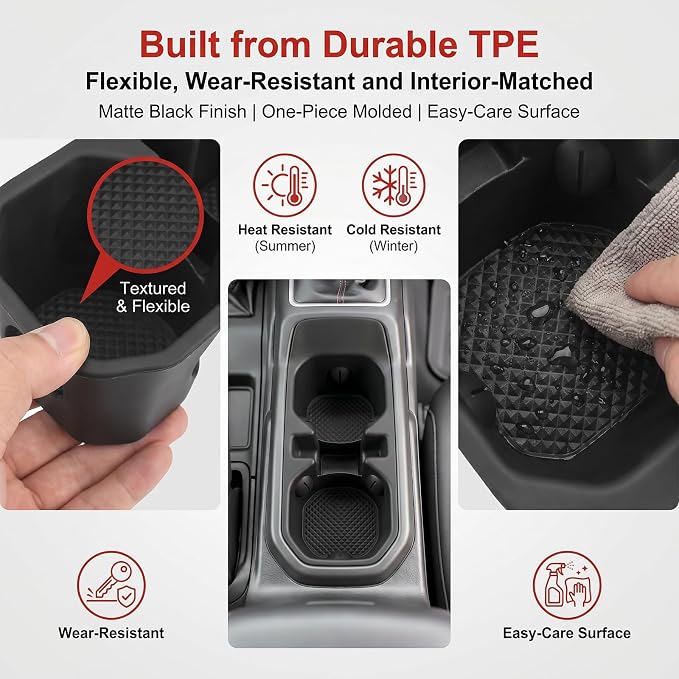 Portavasos para Jeep Wrangler JL JLU 2018-2025 y Gladiator JT miniatura 6