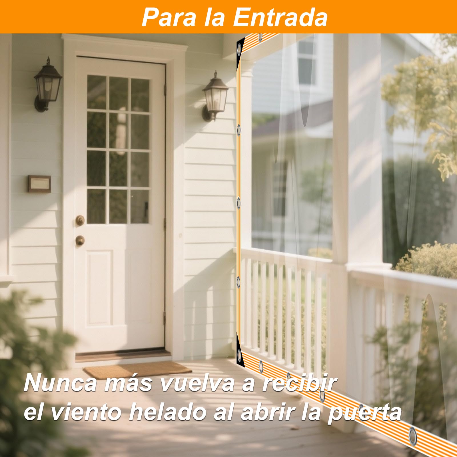 BeGrit Lona Transparente con Ojales Lona Impermeable con Cuerda Lona Protectora de PVC para balcón jardín Exterior Invernadero Terraza Plantas Muebles Pérgola 2x2m