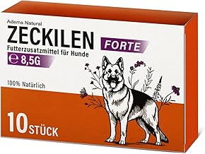 Zeckilen - Tick Protection Dog - Tick Tablets for Dogs - Ideal for Daily Use and Protection on the Go - Food Supplement with Natural Ingredients