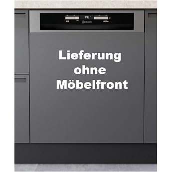 bauknecht b6b d841a x partially integrated dishwasher / 60 cm / c / 14 place settings / powerclean - high pressure nozzles / activatedry - automatic door opening system / cutlery drawer [energy class c]