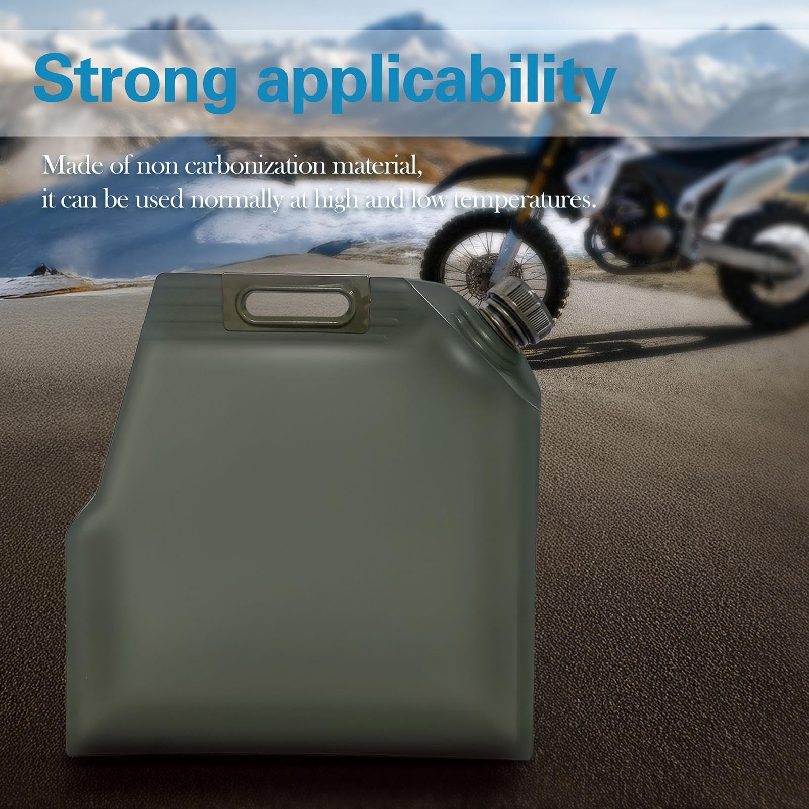 Tanque de Gasolina con Vejiga A Prueba de Fugas, Portátil y Plegable | Almacenamiento y Transporte de Combustible Motos, Sedanes, RV, SUV, Viajes por Carretera, Camping, Aventureros, Pesca,
