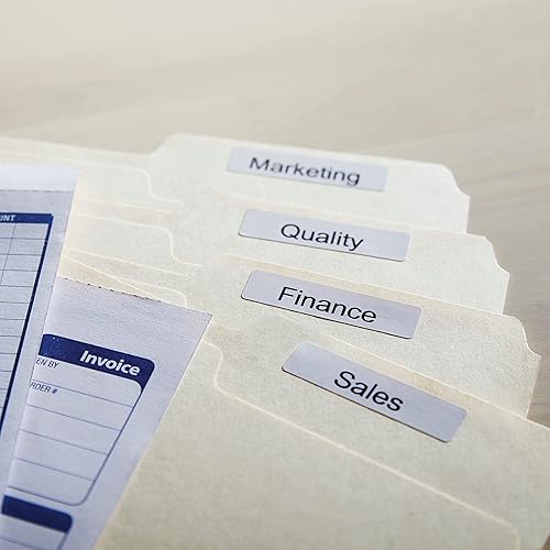 Miniatura 6 de DYMO Etiquetas de archivo de suspensión de LabelWriter auténticas 0.472 in x 1.969 in Rollo de 220 etiquetas fáciles de despegar Autoadhesivas