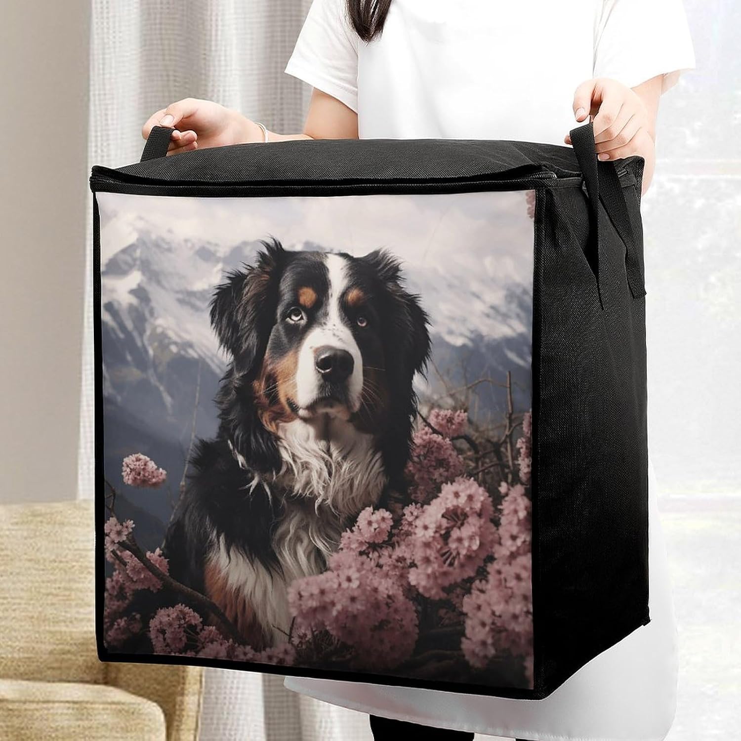 Comforter Storage Bag Large Capacity Zipper Clothes Storage Bag 70L image 5