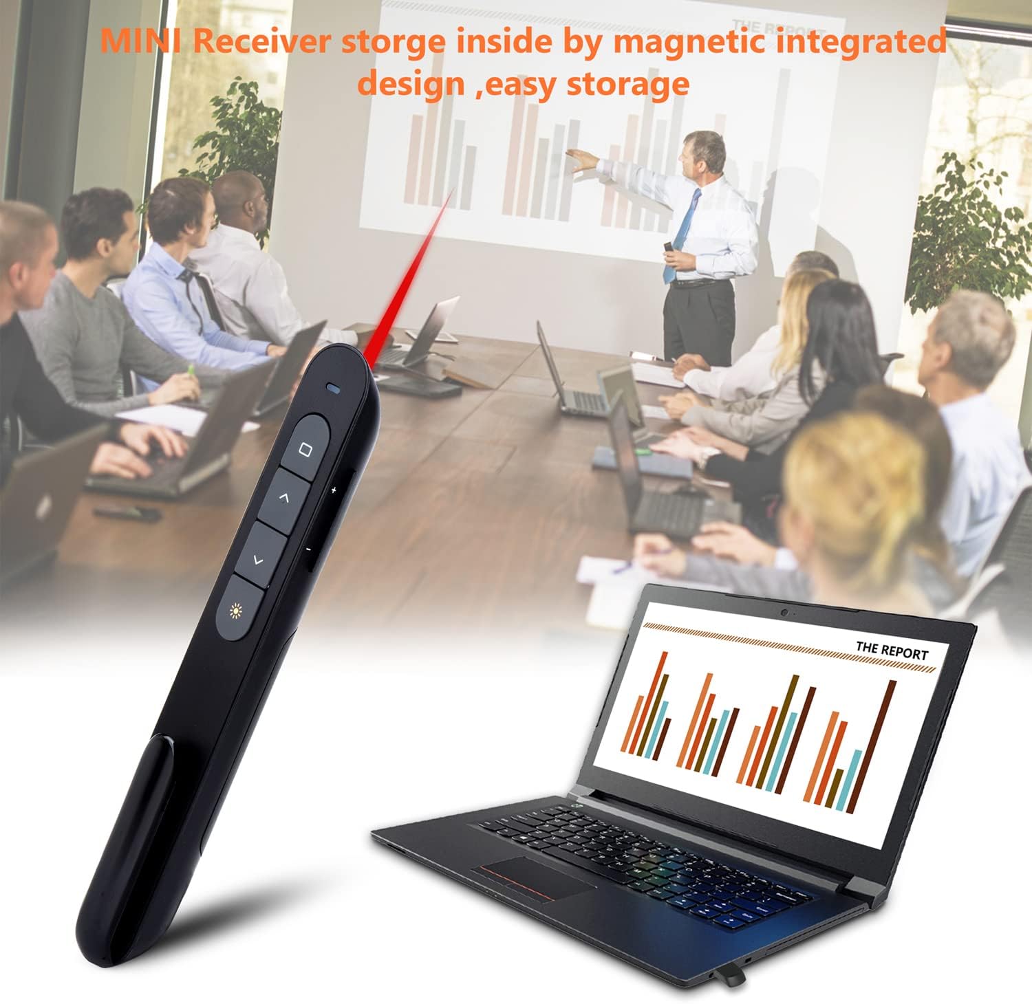 Buy Presentation Clicker USB PowerPoint Clicker Presentation Remote Clicker,2.4G RF Presenter