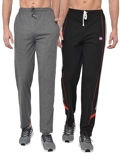 Men's Slim Fit Trackpants Pack of 2