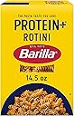 Barilla Protein+ (Plus) Rotini Pasta, 14.5 Ounce - plant based - Made from Lentils, Chickpeas & Peas - Non-GMO, Kosher Certified