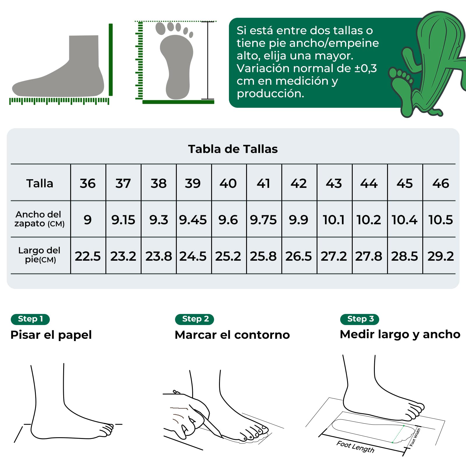 SAGUARO Unisex Barefoot Zapatillas DuckStride Luck Ⅰ- Ligeros Comodas Zapatos Minimalista con Wide Tox Box, Gr.36-46