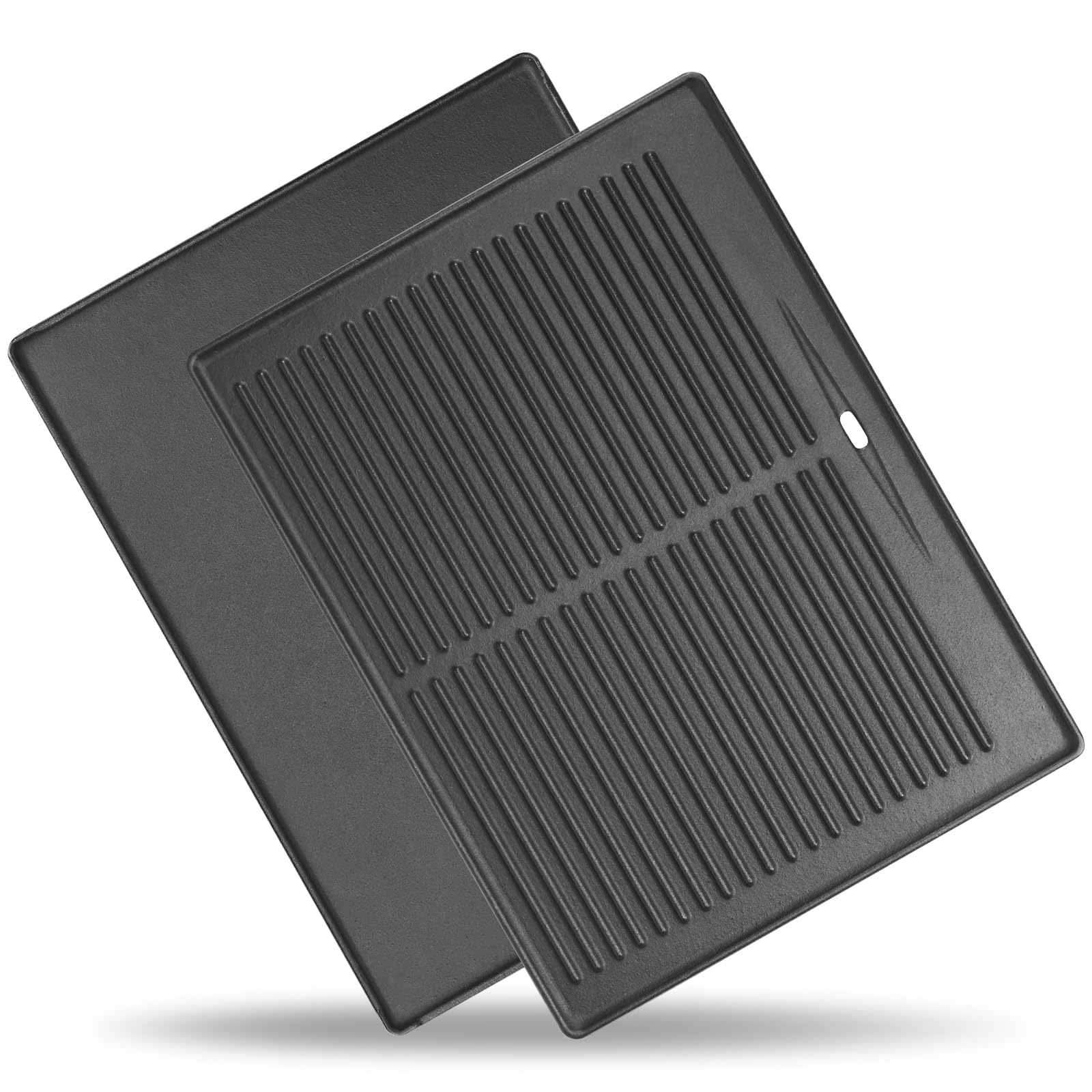 Piastra per barbecue in ghisa, 41,5 x 31 cm, universale, per Taino Pro/Red 4 & 6, serie Burnhard Fred e barbecue a gas Tepro 3661, accessori per barbecue, 1 pezzo