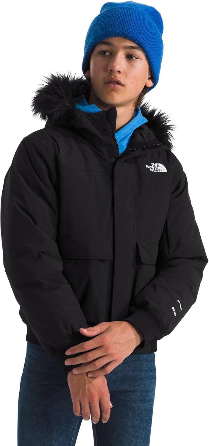 THE NORTH FACE Kids' McMurdo Hooded Jacket | Waterproof, Waterfowl Down Insulation, Relaxed Fit