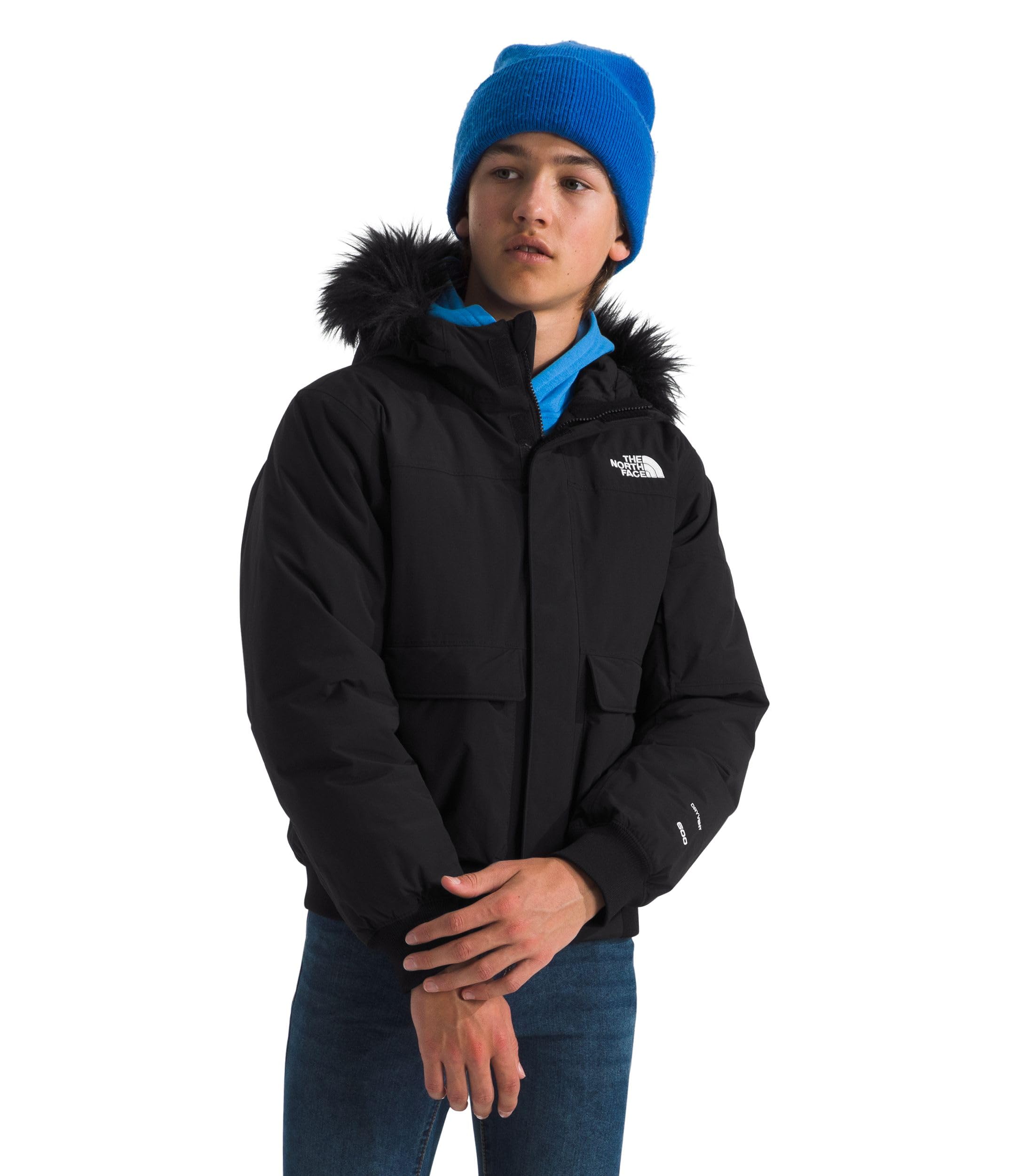 THE NORTH FACE Kids' McMurdo Hooded Jacket | Waterproof, Waterfowl Down Insulation, Relaxed Fit
