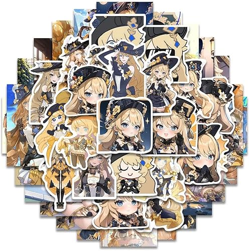 Vista 36 de Adhesivos para Notebook, Teléfono, Decoración Versión Raiden Shogun 84 Piezas