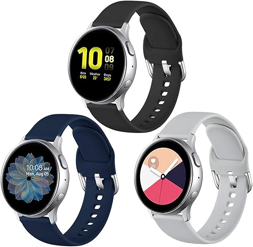 Lerobo - Bandas compatibles con Samsung Galaxy Watch ActiveActive 2 de 1.57 y 1.73 pulgadasGalaxy Watch 1.65 pulgadas. Correa de reloj para mujeres