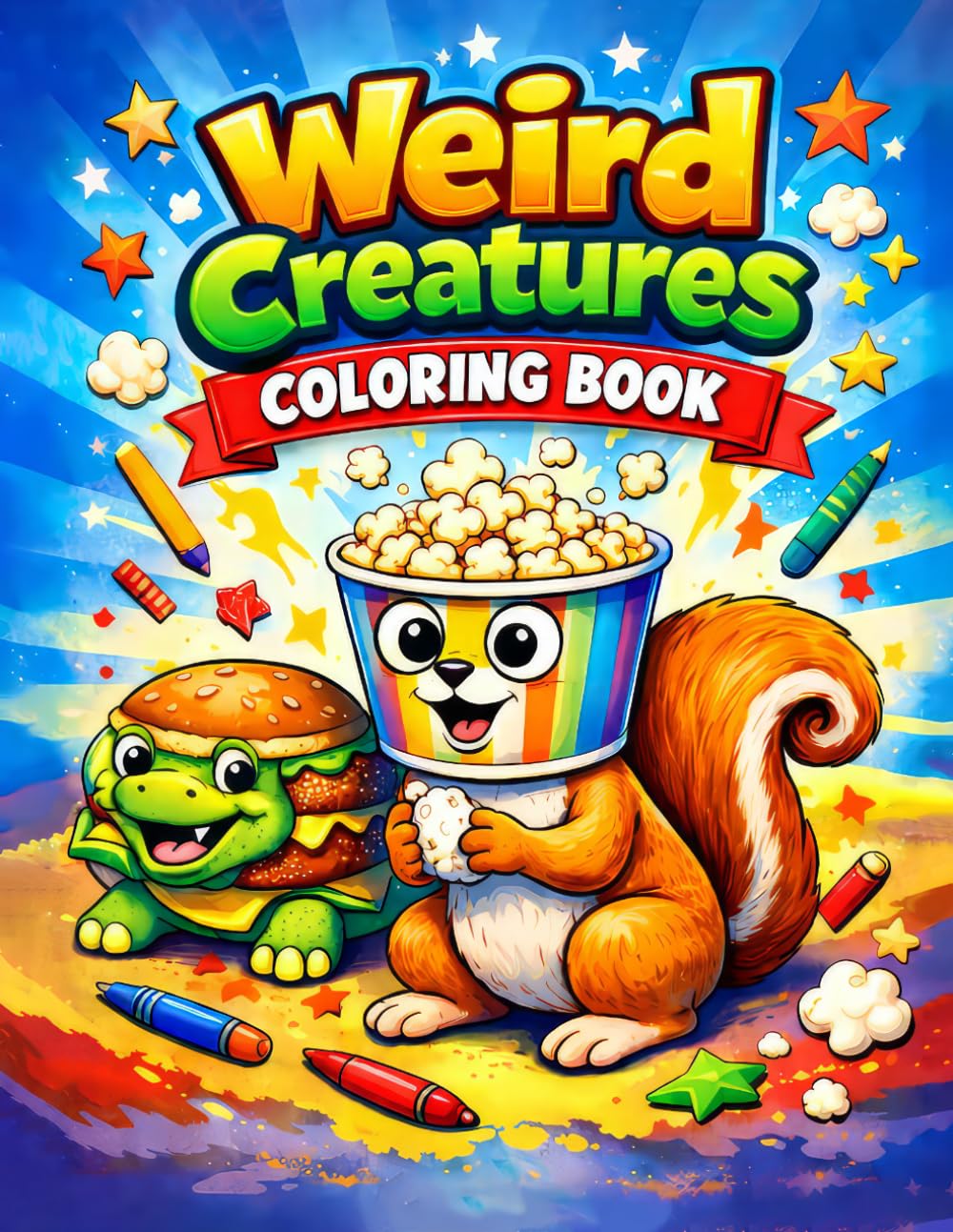 WEIRD CREATURES COLORING BOOK: A Coloring Book of Strange and Unexpected Creatures