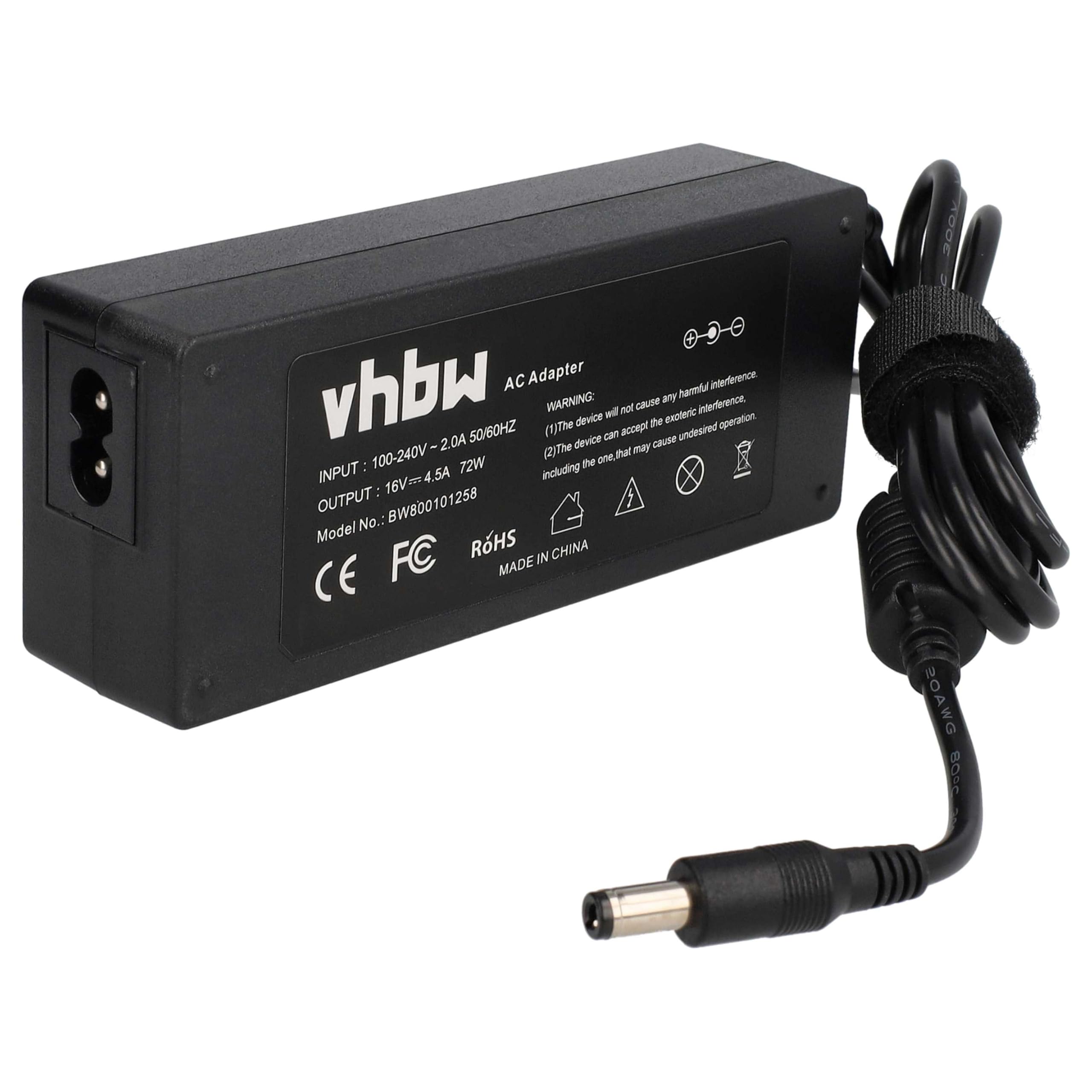 Alimentatore Vhbw 72W 16V 4.5A Per IBM Lenovo ThinkPad 560, 535, 550 - Ricambio Con Spina Europea - 3