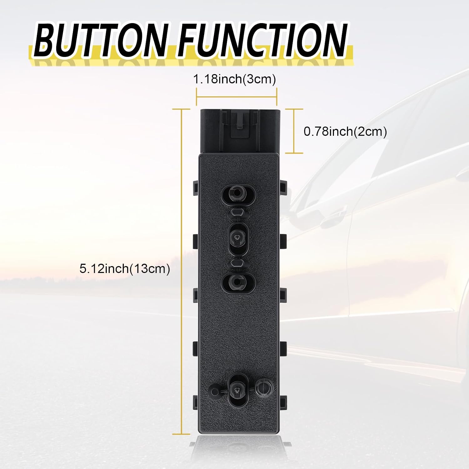 Vurkcy Front Right Passenger Side Power Seat Switch Recliner Adjust Control 8 Ways Compatible with Chevy Camaro/Equinox/Malibu 2010-2019, Cadillac/GMC/Buick Replacement OEM 25974715 12451498