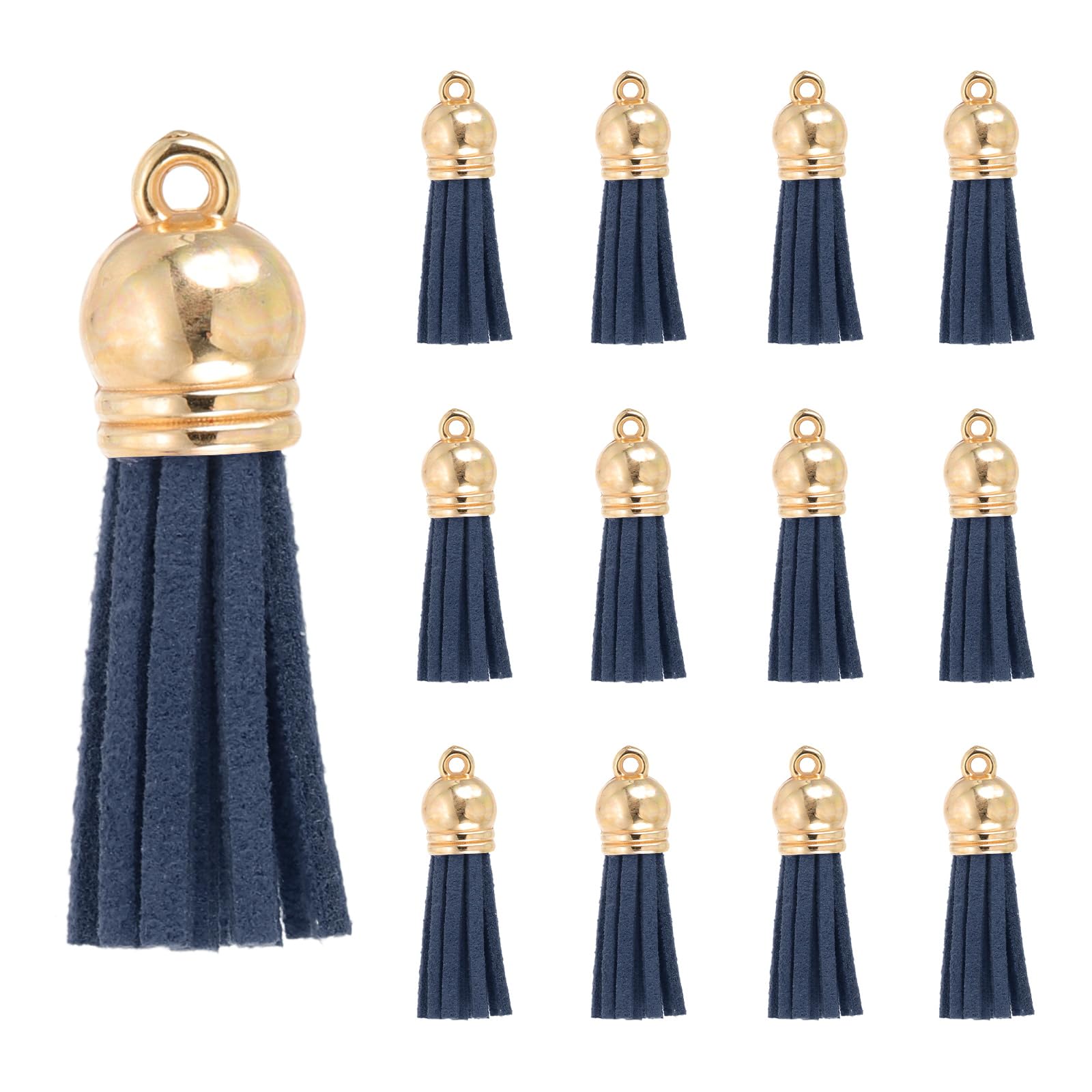 PATIKIL 1.5 Inch Leather Tassels