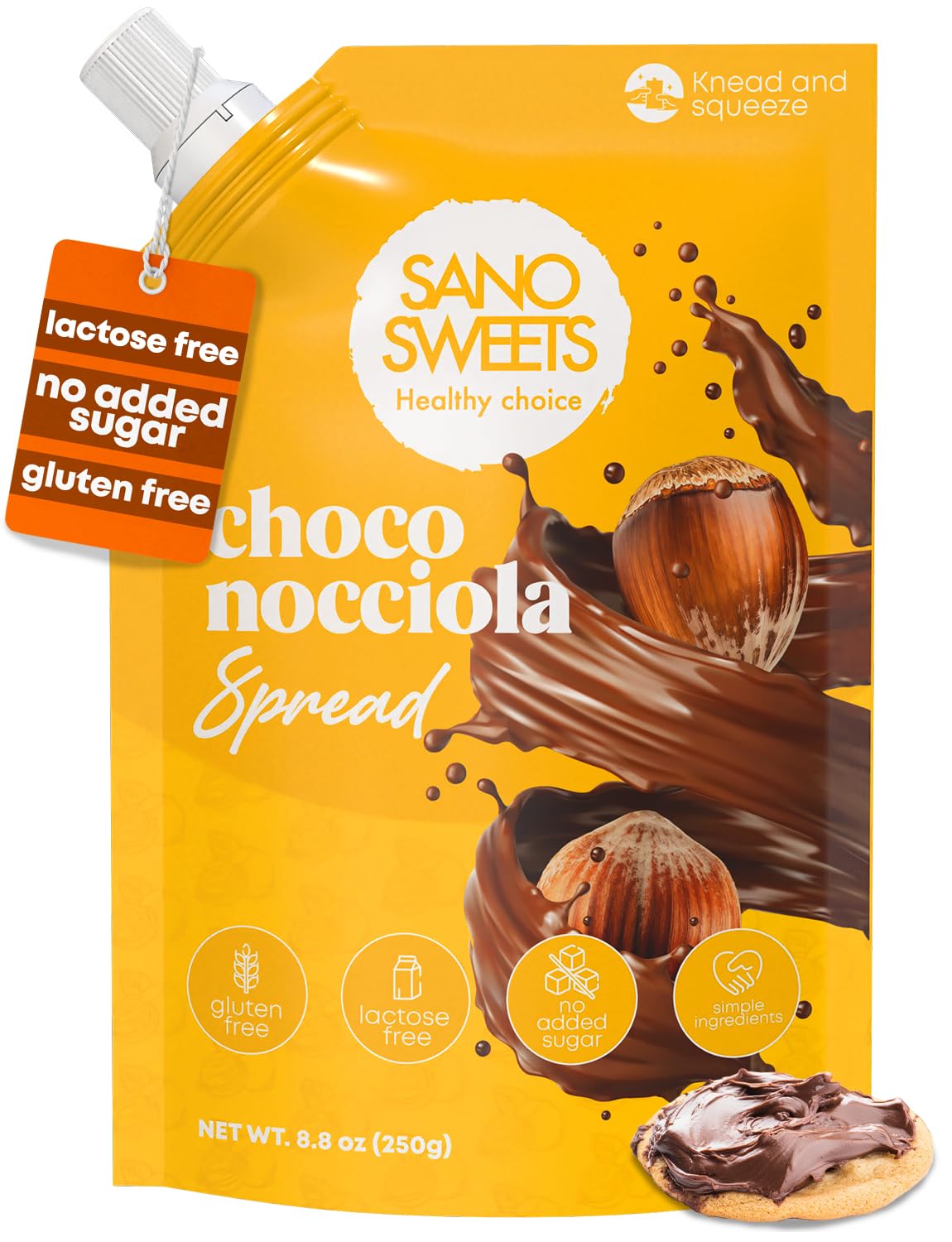 Delicious Vegan Choco Nocciola Spread With Avocado Oil And Hazelnuts Gluten-Free No Added Sugar Perfect For Breakfasts Desserts Made With Natural Ingredients Palm Oil Free Healthy Choice